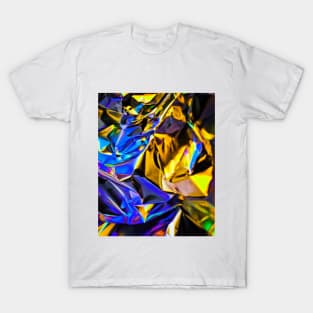 Abstract Gold foil T-Shirt